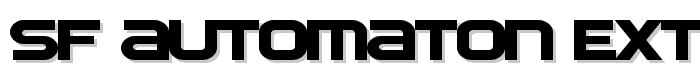 SF Automaton Extended font
